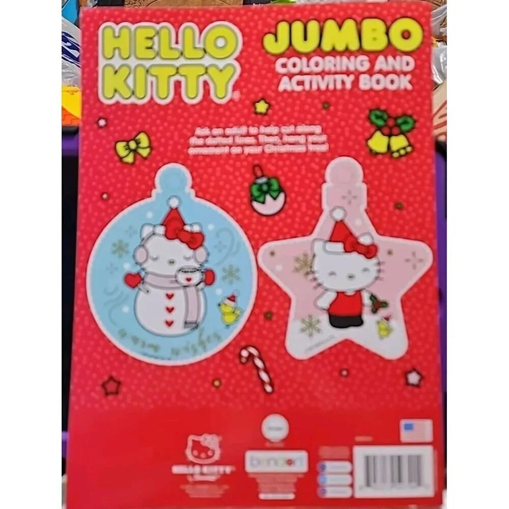Hello Kitty Christmas Coloring & Activity Book Tear/Share Pages